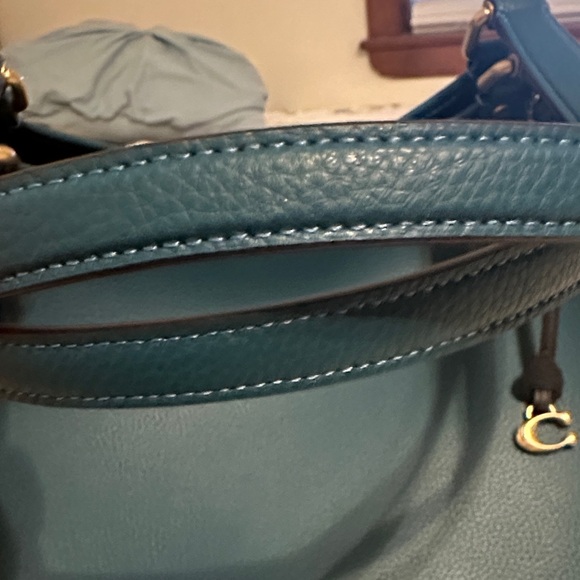 Coach Deep Teal Tote Bag - Picture 5 of 13